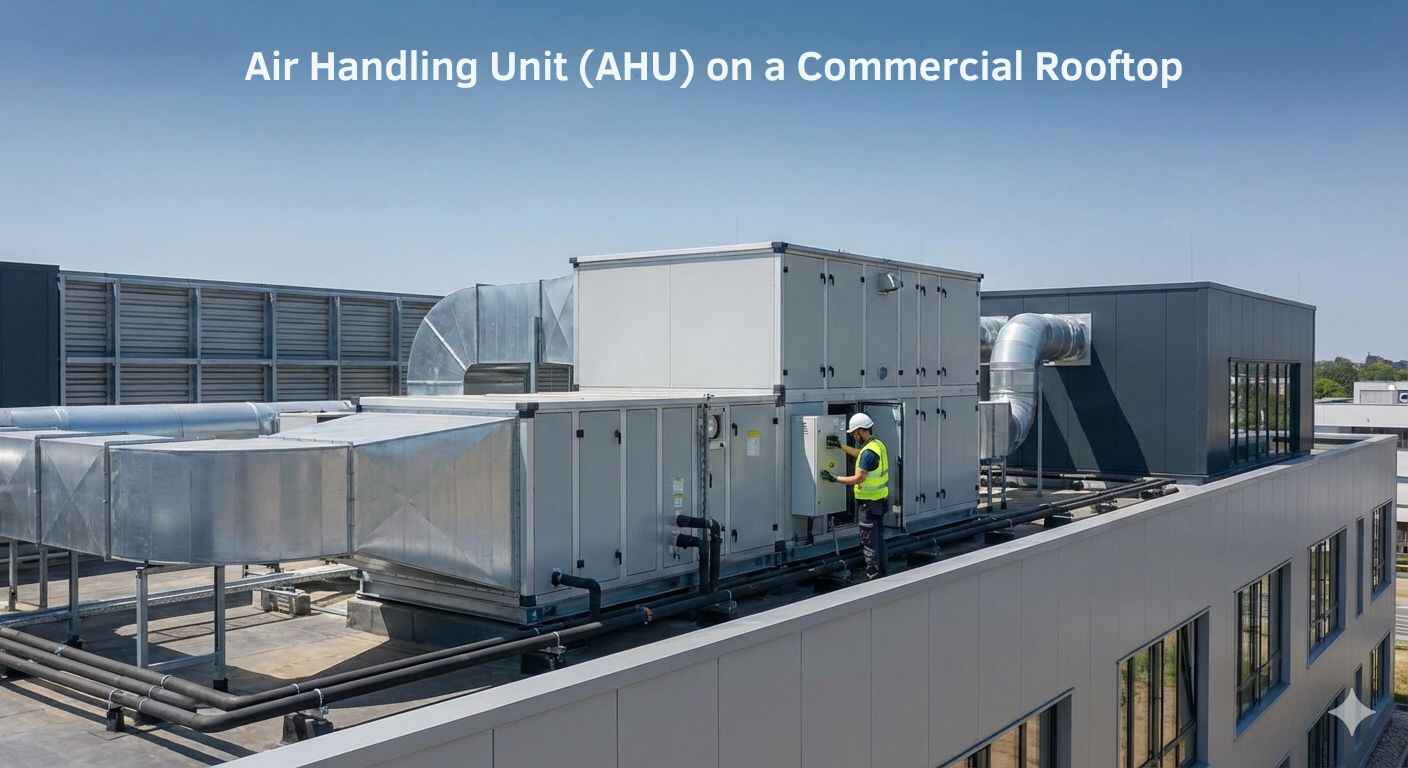 Air Handling Unit (AHU) on a Commercial Rooftop