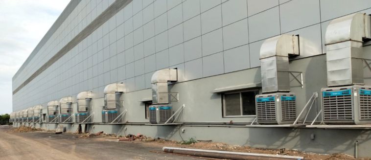 Venti-Cooling Benefits Industrial Manufacturing Plant