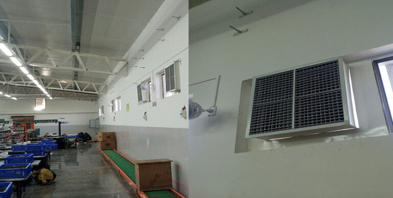 Industrial Ducting Air Cooler for FMCG Facilities