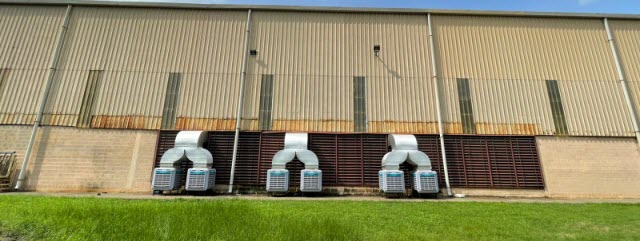 How can a Large Space Venti-cooling Solution help you create a comfortable and healthy work environment?