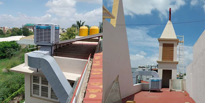 Industrial Cooler Units for Religious Places