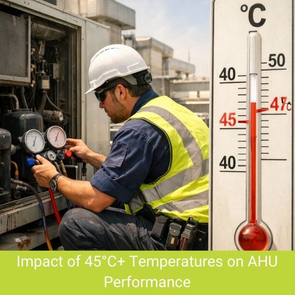 Impact of 45°C+ Temperatures on AHU Performance
