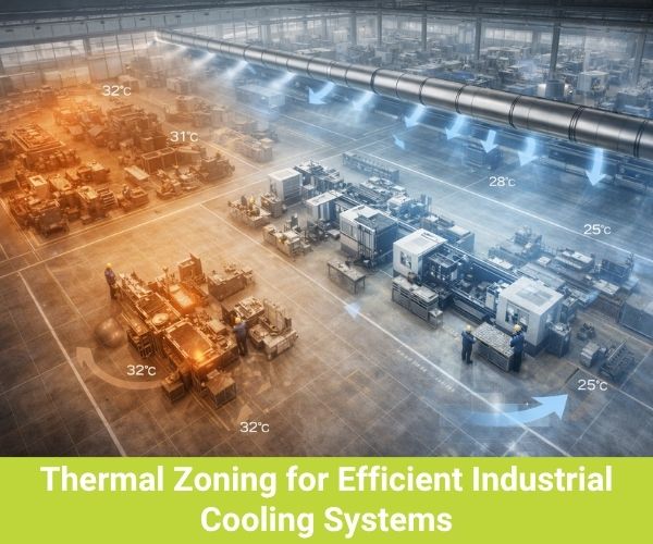 Thermal Zoning for Efficient Industrial Cooling Systems