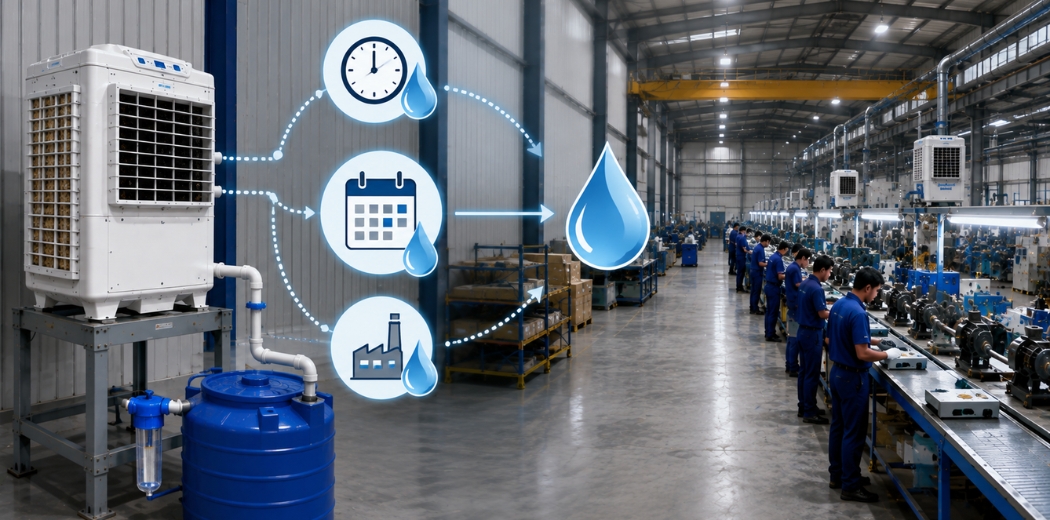 Daily Water Requirement for Industrial Cooling
