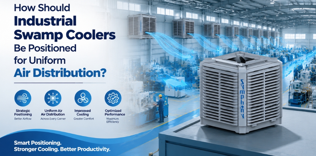 How Should Industrial Swamp Coolers Be Positioned for Uniform Air Distribution