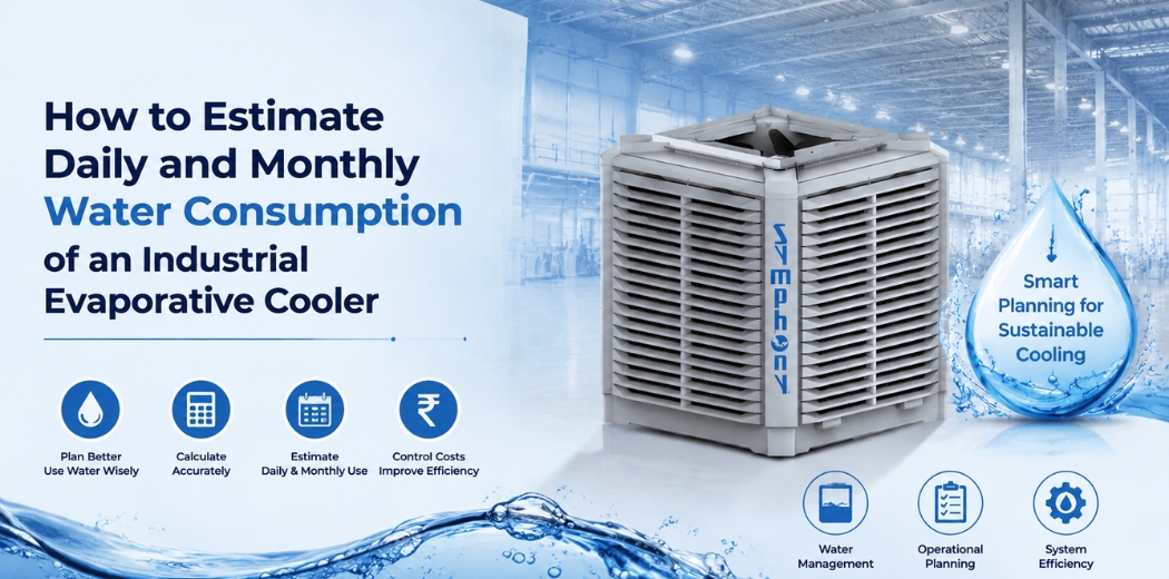 How to Estimate Daily and Monthly Water Consumption of an Industrial Evaporative Cooler