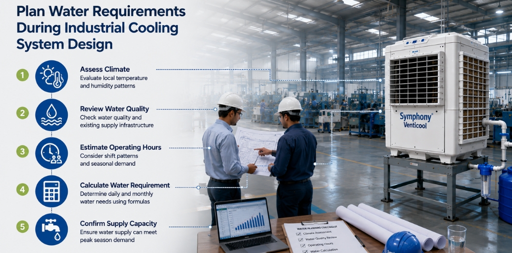Water Requirement Planning for Industrial Cooling Systems
