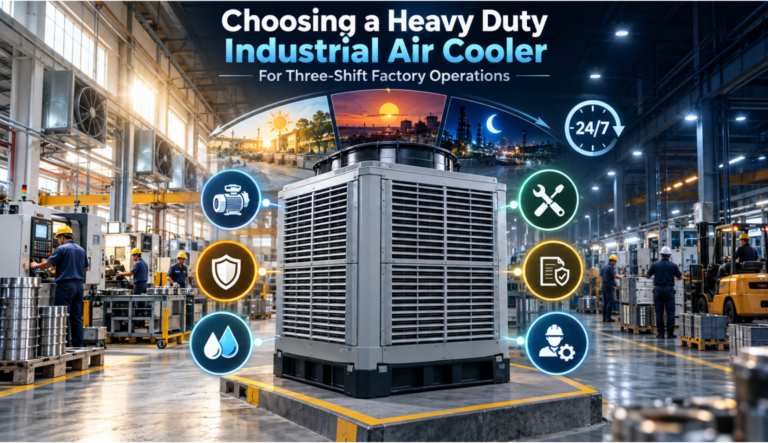 Choosing a Heavy Duty Industrial Air Cooler for Three-Shift Factory Operations